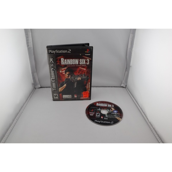 Tom Clancy's Rainbow Six 3 (Sony PlayStation 2, PS2, 2004) Game and Case Tested - Picture 1 of 6